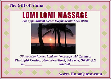Lomi Lomi Gift Certificate
